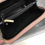 Chanel CC Filigree Large Vanity Case Bag in Grained Calfskin Beige A93344 Pink/Black - 21x16x8.5cm - 5