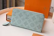 Kitlife Louis Vuitton Zippy Wallet Mahina Blue Leather – M58429 – 19x10cm - 3