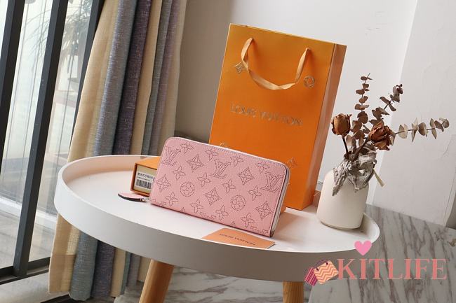 Kitlife Louis Vuitton Zippy Wallet Mahina Pink Leather – M58429 – 19x10cm - 1