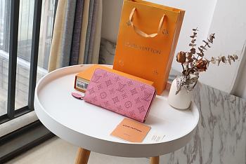 Kitlife Louis Vuitton Zippy Wallet Mahina Rose Pink Leather – M58429 – 19x10cm