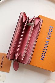 Kitlife Louis Vuitton Zippy Wallet Mahina Rose Pink Leather – M58429 – 19x10cm - 4