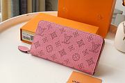 Kitlife Louis Vuitton Zippy Wallet Mahina Rose Pink Leather – M58429 – 19x10cm - 2