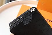 Kitlife Louis Vuitton Zippy Wallet Mahina Black Leather – M58429 – 19x10cm - 6