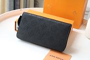 Kitlife Louis Vuitton Zippy Wallet Mahina Black Leather – M58429 – 19x10cm - 5