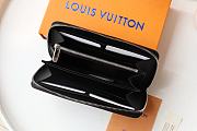 Kitlife Louis Vuitton Zippy Wallet Mahina Black Leather – M58429 – 19x10cm - 2