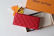 Kitlife Louis Vuitton Adele Wallet Monogram Empreinte Leather Red - M62528 - 1
