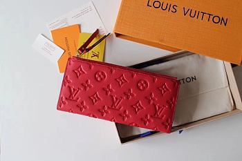 Kitlife Louis Vuitton Adele Wallet Monogram Empreinte Leather Red - M62528