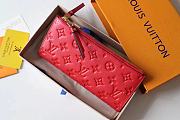 Kitlife Louis Vuitton Adele Wallet Monogram Empreinte Leather Red - M62528 - 4