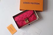 Kitlife Louis Vuitton Metis Wallet Monogram Empreinte Leather Red - M62458 - 1
