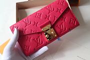 Kitlife Louis Vuitton Metis Wallet Monogram Empreinte Leather Red - M62458 - 2