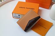 Kitlife Louis Vuitton Pocket Organizer Wallet Monogram Eclipse Canvas Brown – M68902 - 8 x 11 x 1 cm - 4