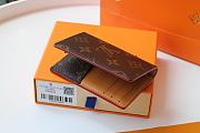 Kitlife Louis Vuitton Pocket Organizer Wallet Monogram Eclipse Canvas Brown – M68902 - 8 x 11 x 1 cm - 3
