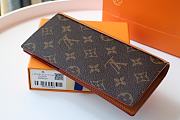 Kitlife Louis Vuitton Brazza Wallet Monogram Eclipse Canvas Brown – M69029 - 10 x 19 x 2cm - 3