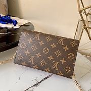 Kitlife Louis Vuitton Flore Chain Wallet Monogram Pink – M67404 – 17.5x 11.5x 3.5 cm - 4