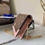 Kitlife Louis Vuitton Flore Chain Wallet Monogram Pink – M67404 – 17.5x 11.5x 3.5 cm - 2