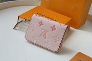Kitlife Louis Vuitton Zipper Coin Purse Gradient Pink Monogram Empreinte Leather – M80408 – 11 x 8.5 x 2 cm - 5