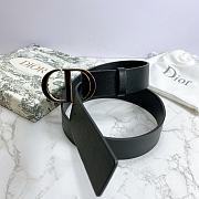 Kitlife Dior Belt 30 Montaigne Black Smooth Calfskin – 3.5 cm  - 2