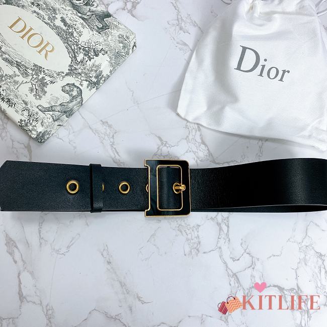 Kitlife Dior Belt Epoxy Buckle Black – 5.0 cm  - 1