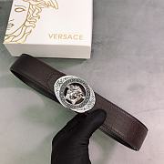 Kitlife Versace Men Belt Double-Headed Leather – 3.8 cm  - 4