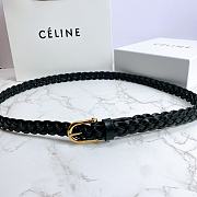 Kitlife Celine Belt Black Cowhide Leather – 2.0 cm  - 4