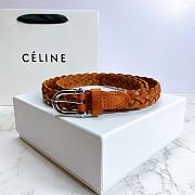 Kitlife Celine Belt Brown Cowhide Leather – 2.0 cm  - 1