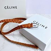 Kitlife Celine Belt Brown Cowhide Leather – 2.0 cm  - 6