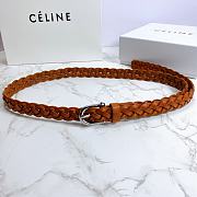 Kitlife Celine Belt Brown Cowhide Leather – 2.0 cm  - 3