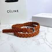 Kitlife Celine Belt Brown Cowhide Leather – 2.0 cm  - 2