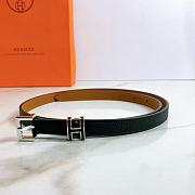 Kitlife Hermes Belt Epsom Calfskin With Gold-Plated Buckle Black – 1.5 cm  - 1