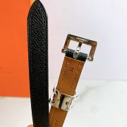 Kitlife Hermes Belt Epsom Calfskin With Gold-Plated Buckle Black – 1.5 cm  - 6
