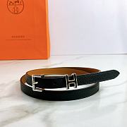 Kitlife Hermes Belt Epsom Calfskin With Gold-Plated Buckle Black – 1.5 cm  - 5