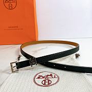 Kitlife Hermes Belt Epsom Calfskin With Gold-Plated Buckle Black – 1.5 cm  - 3