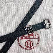 Kitlife Hermes Belt Epsom Calfskin With Gold-Plated Buckle Black – 1.5 cm  - 2