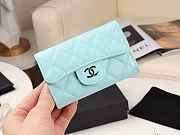 Chanel Wallet Caviar In Silver Hardware - 11.5x7cm - 1