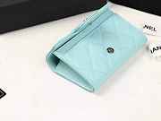 Chanel Wallet Caviar In Silver Hardware - 11.5x7cm - 6
