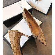 Kitlife Gucci Beige and ebony Original GG canvas High Heel  - 4