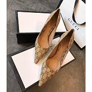 Kitlife Gucci Beige and ebony Original GG canvas High Heel  - 3