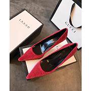 Kitlife Gucci Red and ebony Original GG canvas High Heel  - 5
