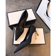 Kitlife Gucci Black and ebony Original GG canvas High Heel  - 4