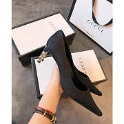 Kitlife Gucci Black and ebony Original GG canvas High Heel  - 2