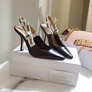Kitlife J’Adior Slingback Pump High Heel Black Calfskin - 2