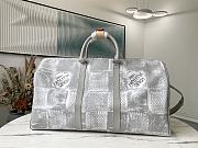 Kitlife Louis Vuitton Keepall Keepall Bandoulière 50 Travel Bag Grey - N50069 - 50 x 29 x 22 cm - 4