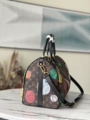 Kitlife Louis Vuitton Keepall Bandoulière 45 Travel Bag Monogram Canvas Prints Of Ancient Coins - M59261 - 45 x 27 x 20 cm - 3