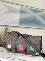 Kitlife Louis Vuitton Keepall Bandoulière 45 Travel Bag Monogram Canvas Prints Of Ancient Coins - M59261 - 45 x 27 x 20 cm - 2