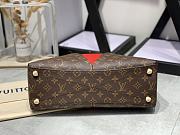 Kitlife Louis Vuitton V Tote MM Handbag Red - M43957 - 36.0 x 27.0 x 16.0 cm - 4