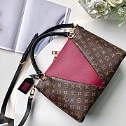 Kitlife Louis Vuitton V Tote MM Handbag Purple Red - M44798 - 36.0 x 27.0 x 16.0 cm - 6