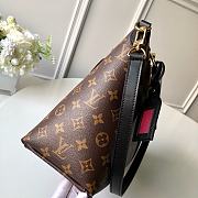 Kitlife Louis Vuitton V Tote MM Handbag Purple Red - M44798 - 36.0 x 27.0 x 16.0 cm - 4