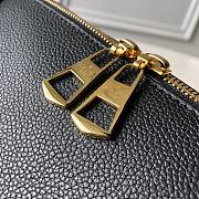Kitlife Louis Vuitton V Tote MM Handbag Black - M44798 - 36.0 x 27.0 x 16.0 cm - 6