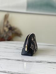 Kitlife Louis Vuitton Black Silk-Screen Cosmetic Bag - M59086 – 17x12x6 cm - 5