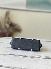 Kitlife Louis Vuitton Black Silk-Screen Cosmetic Bag - M59086 – 17x12x6 cm - 3